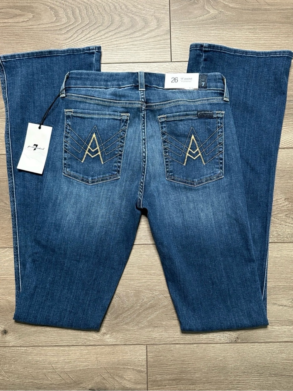 7 For All Mankind 33.5” A pocket Jeans